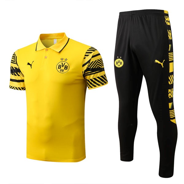 Polo Borussia Dortmund Conjunto Completo 2022/23 Amarillo